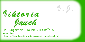 viktoria jauch business card